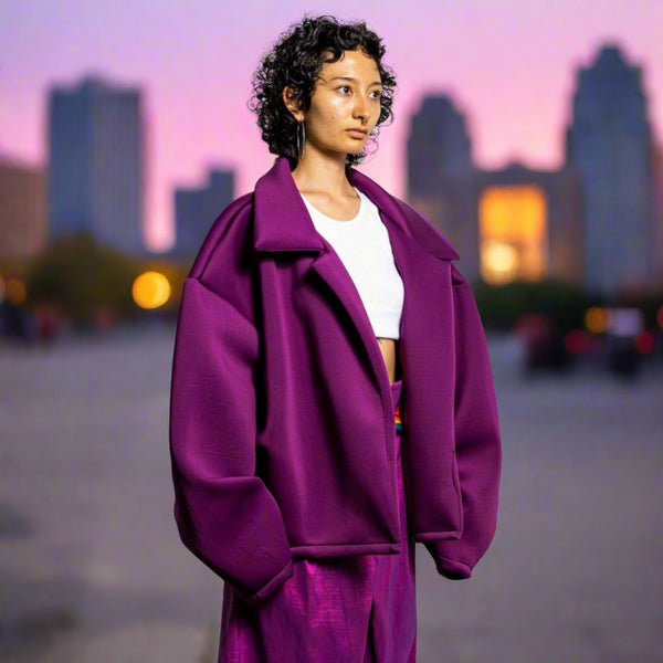 BOMBA COAT • MAGENTA